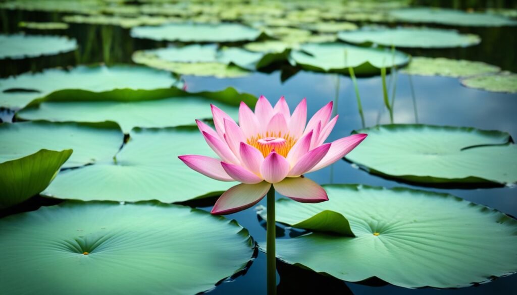 flor de loto rosa